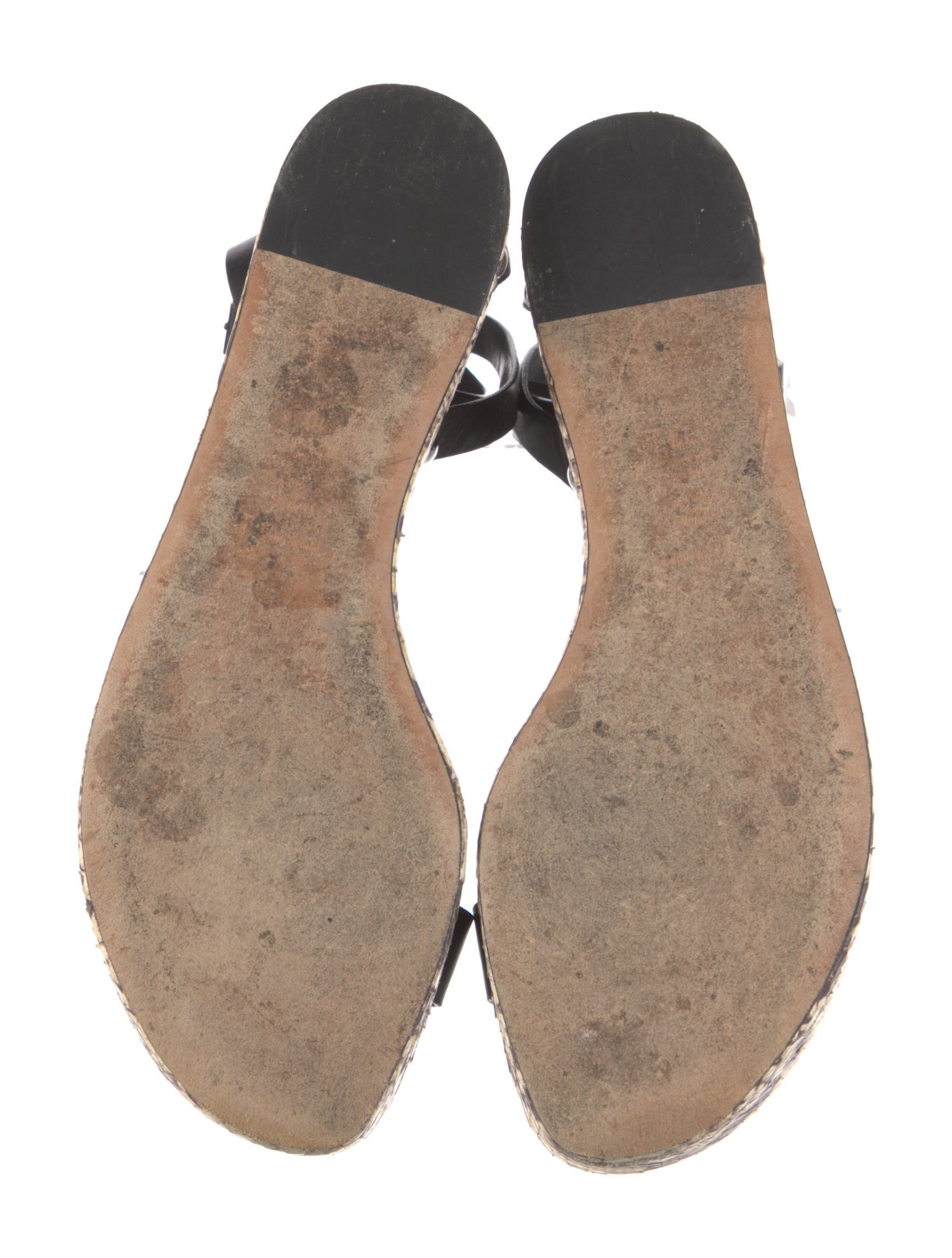 Casadei Leather Animal Print Espadrilles